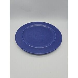 Pier 1 Royal Blue Italy Earthenware 12.75" Service Charger Round Chop Platter
